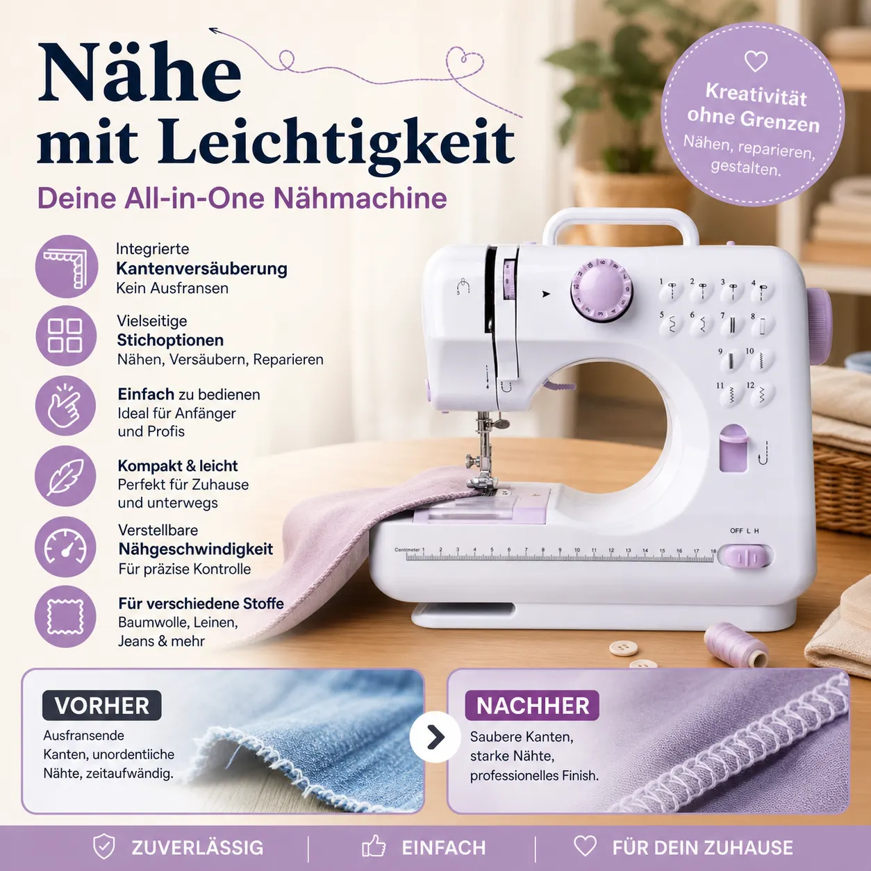 🧵 50% OFF! 🛍️ Mini Sewing Machine for Home – 12 Stitches, Durable & Compact – Ideal for Repairs & DIY Projects ✂️