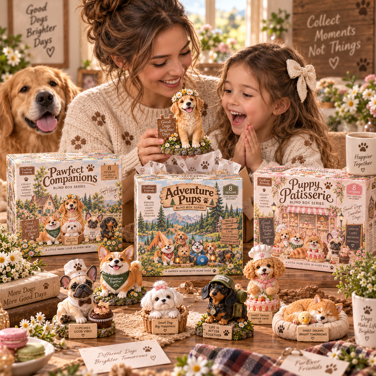 🐾 FurEver Friends™ 24 Days of Puppy Surprises Blind Box Collection | Adorable Dog Figurines