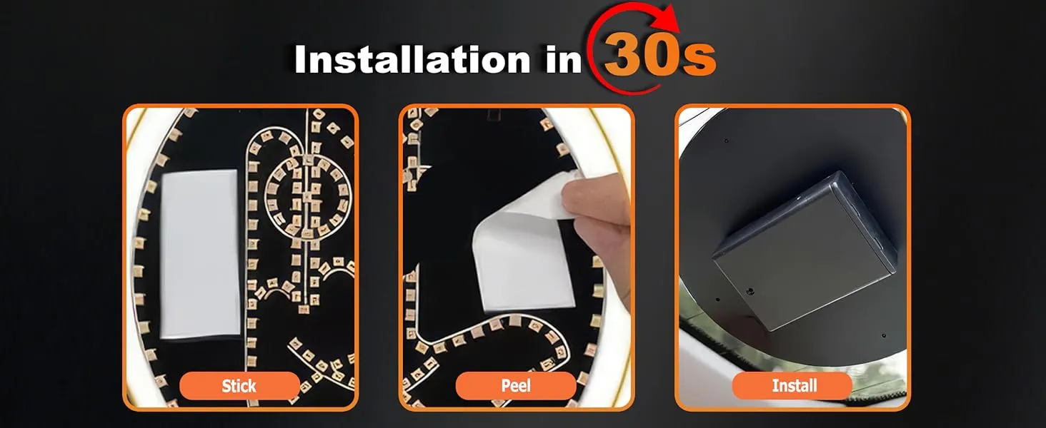 hand gesture light is easy to install