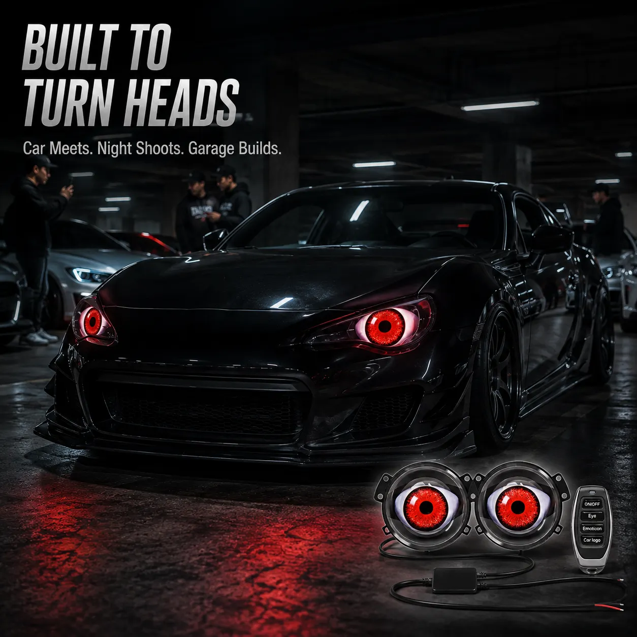 👀🔥 Limited Time 50% OFF😈ED Headlights with Animated Evil Eyes