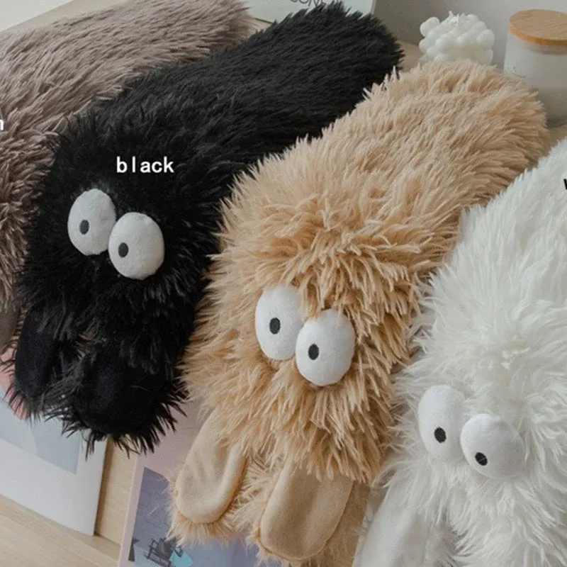 💗HOT SALE 50% OFF💕Women's Plush Slippers Socks Floor Socks Winter Home Indoor Thickened Fleece-Lined Anti-Slip Adult Women's Plush Snow Socks Shoe Covers
