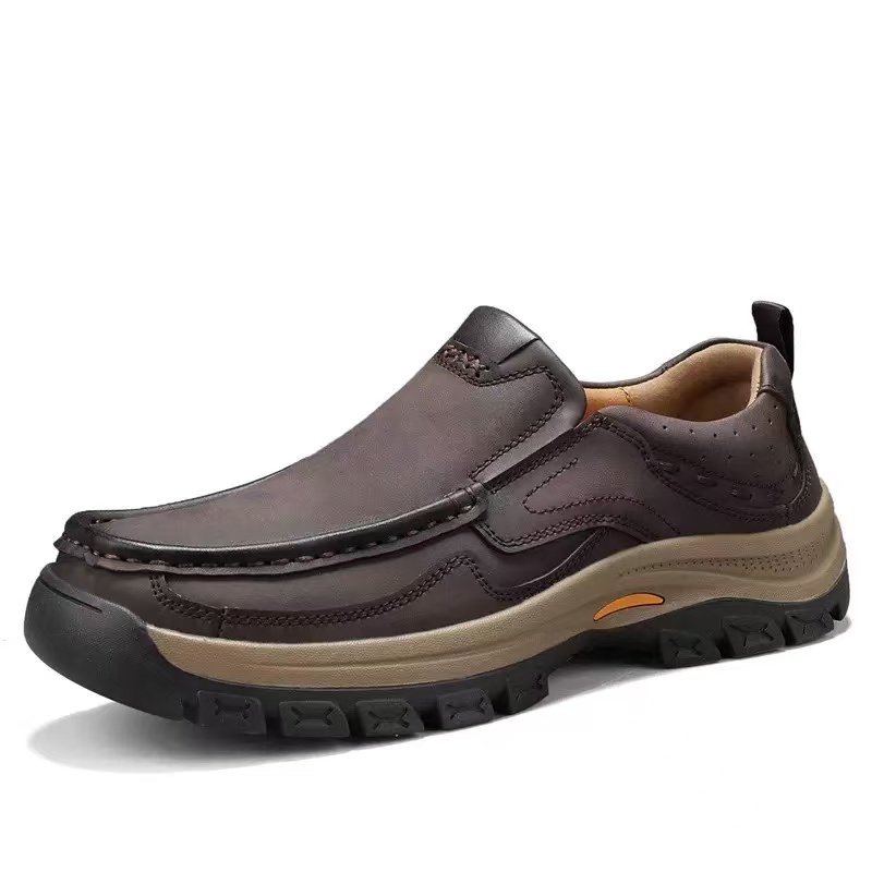 ⏰Last Day! 45% OFF  🔥MANTRAFF®Men's Genuine Leather Walking Shoes with Arch Support & Wide Toe Box