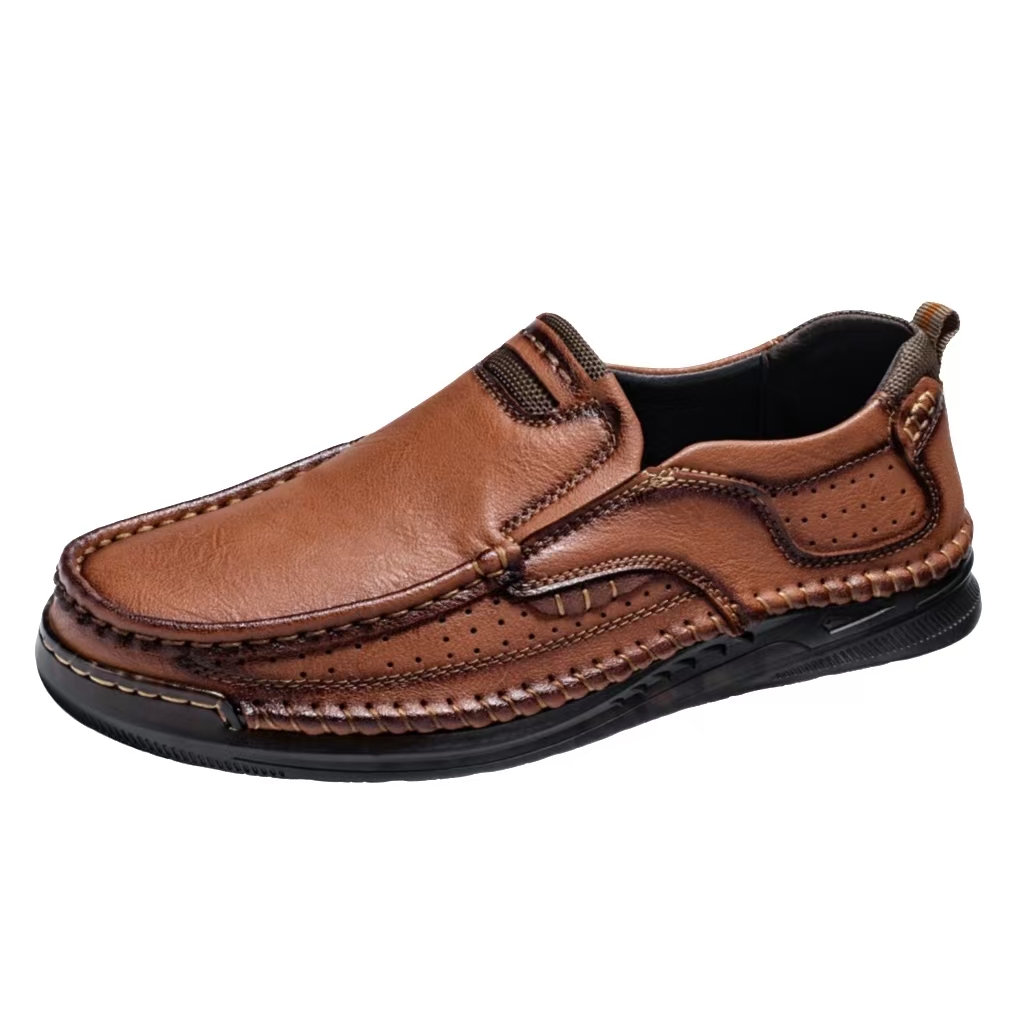 TREADVALE®Men's Handmade Genuine Leather Orthopedic Loafers 