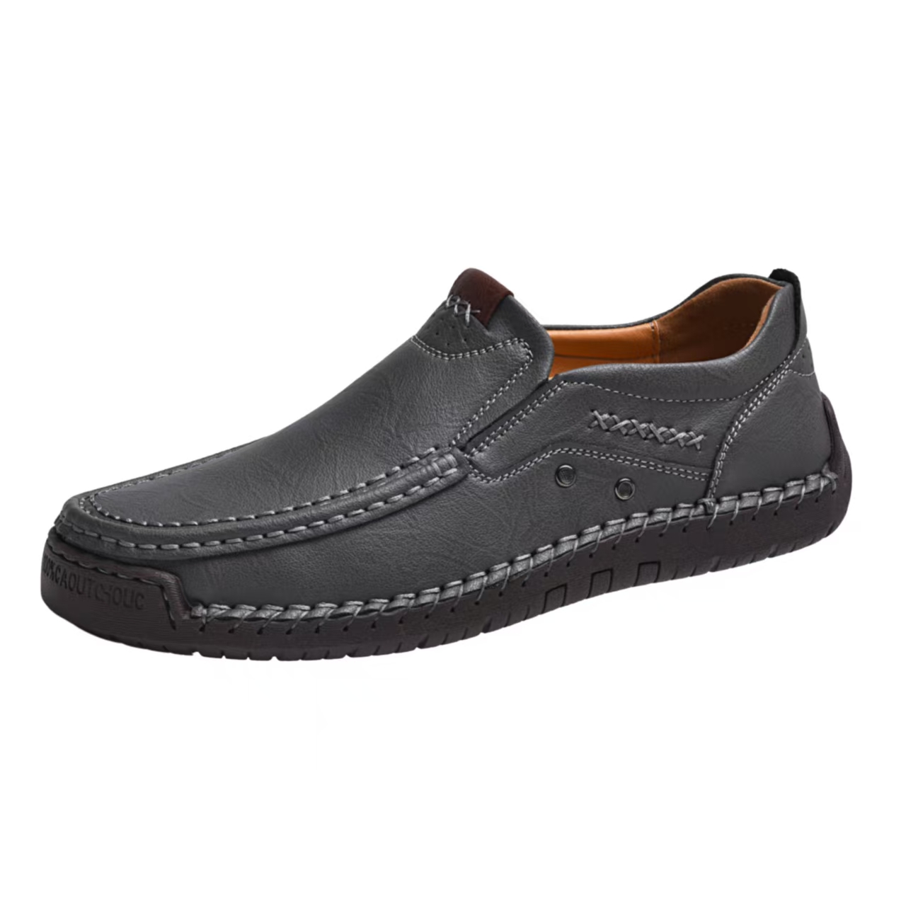 TREADVALE®Men's Hand‑Stitched Casual Slip‑on Leather Shoes