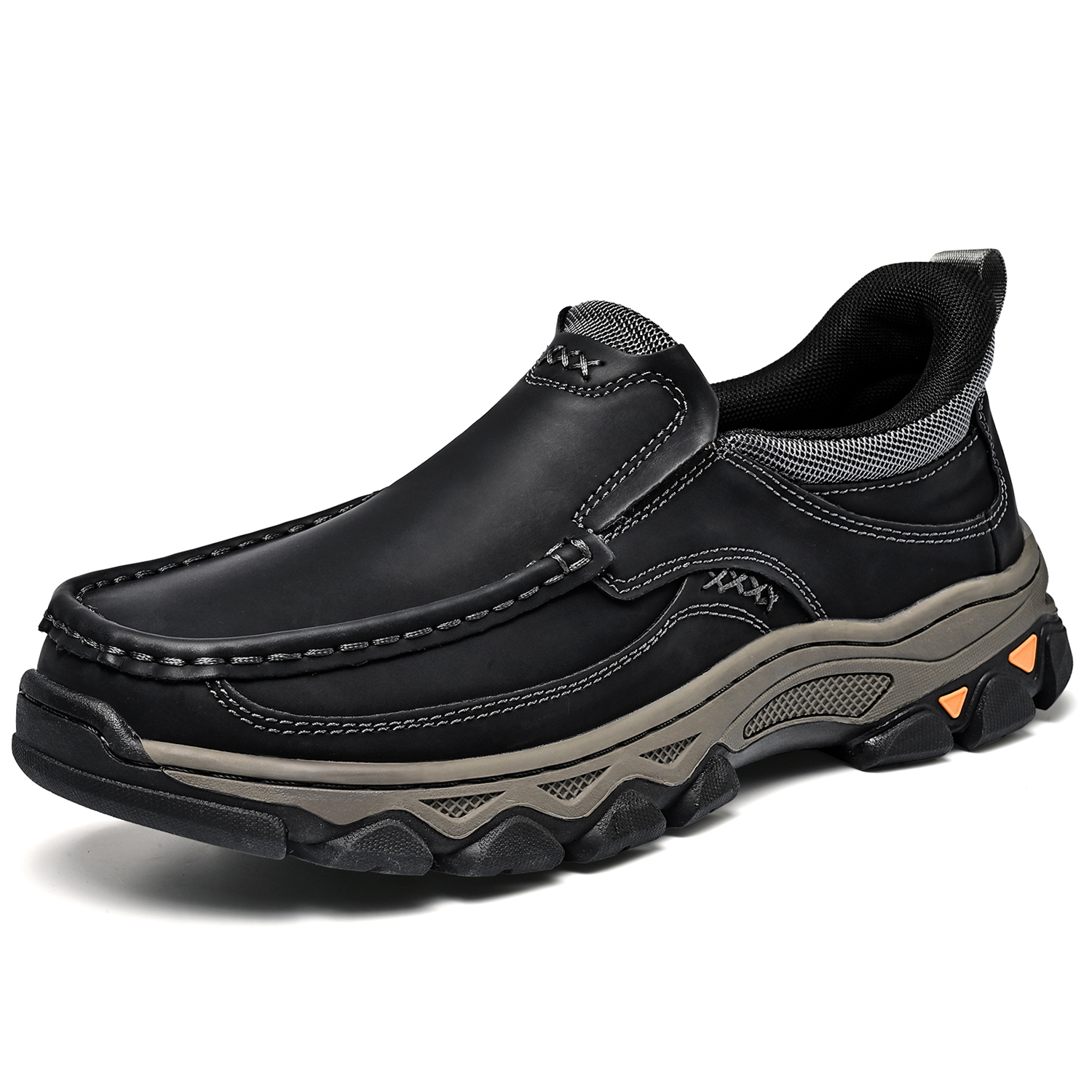 TREADVALE® Men‘s Handmade Genuine Leather Orthopedic Walking Shoes