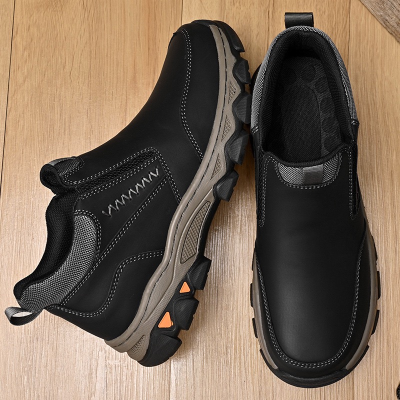 mens handcrafted genuine leather orthopedic walking boots