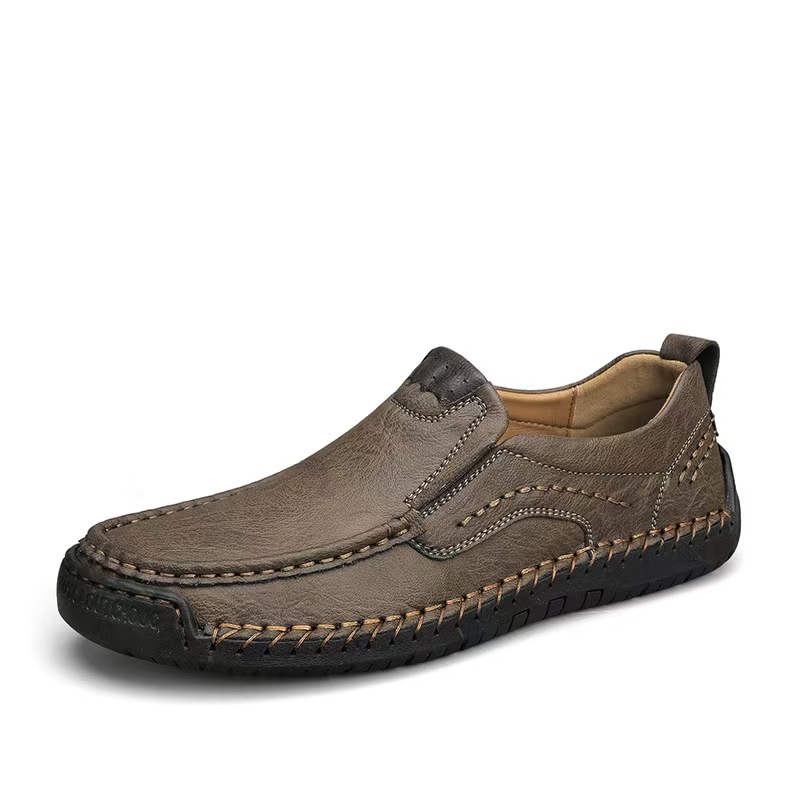 TREADVALE®Vintage Leather Slip-On Loafers for Men