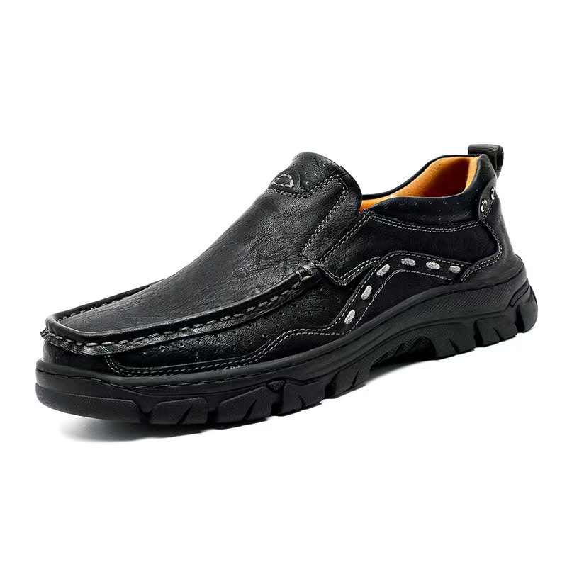 TREADVALE®Men's Hand Stitched Outdoor Casual Leather Shoes