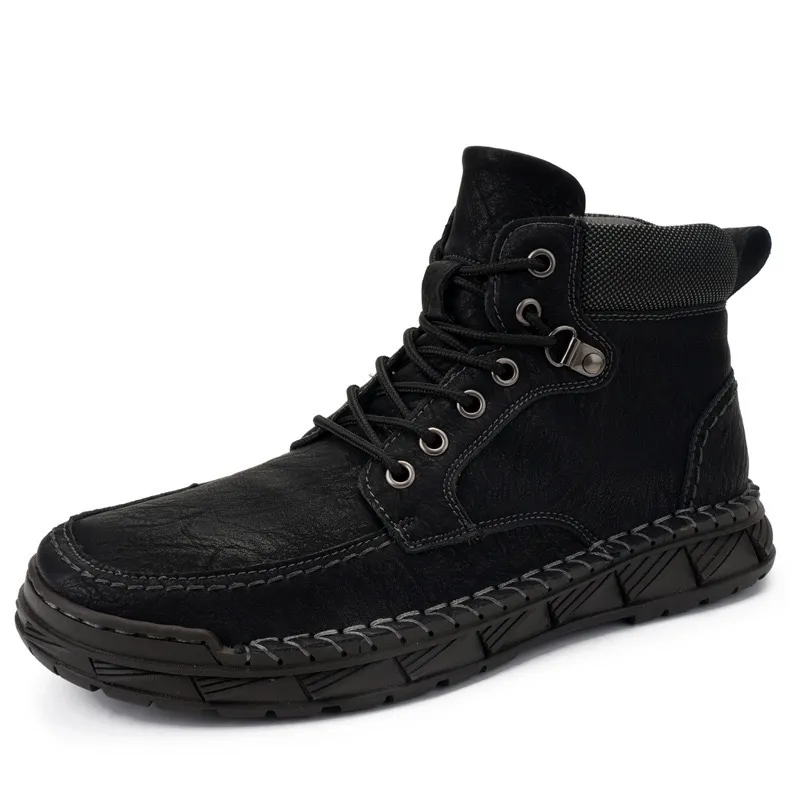 Treadvale®Men's Handmade Cowhide Orthopedic Boots
