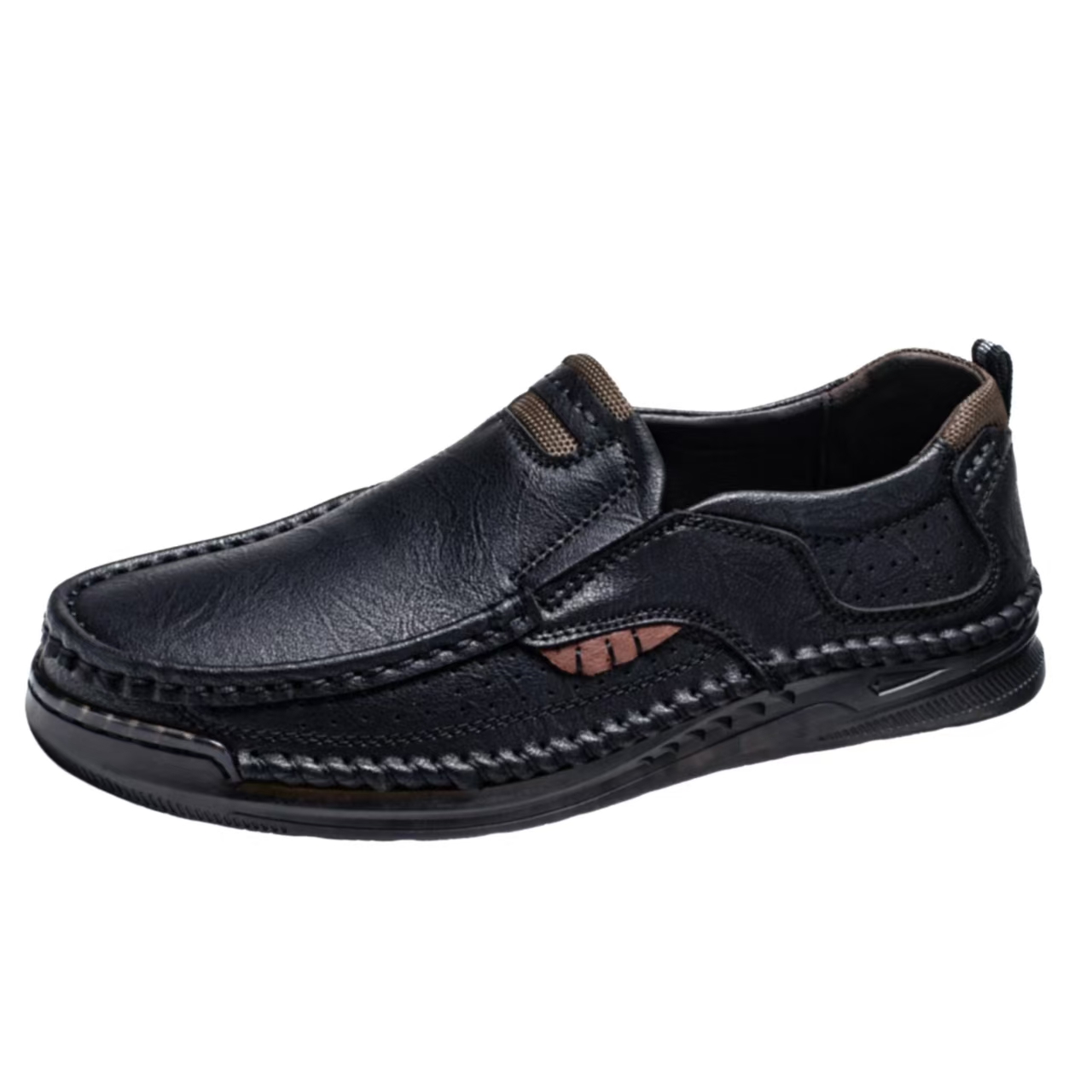 TREADVALE®Men's Handmade Genuine Leather Orthopedic Loafers 