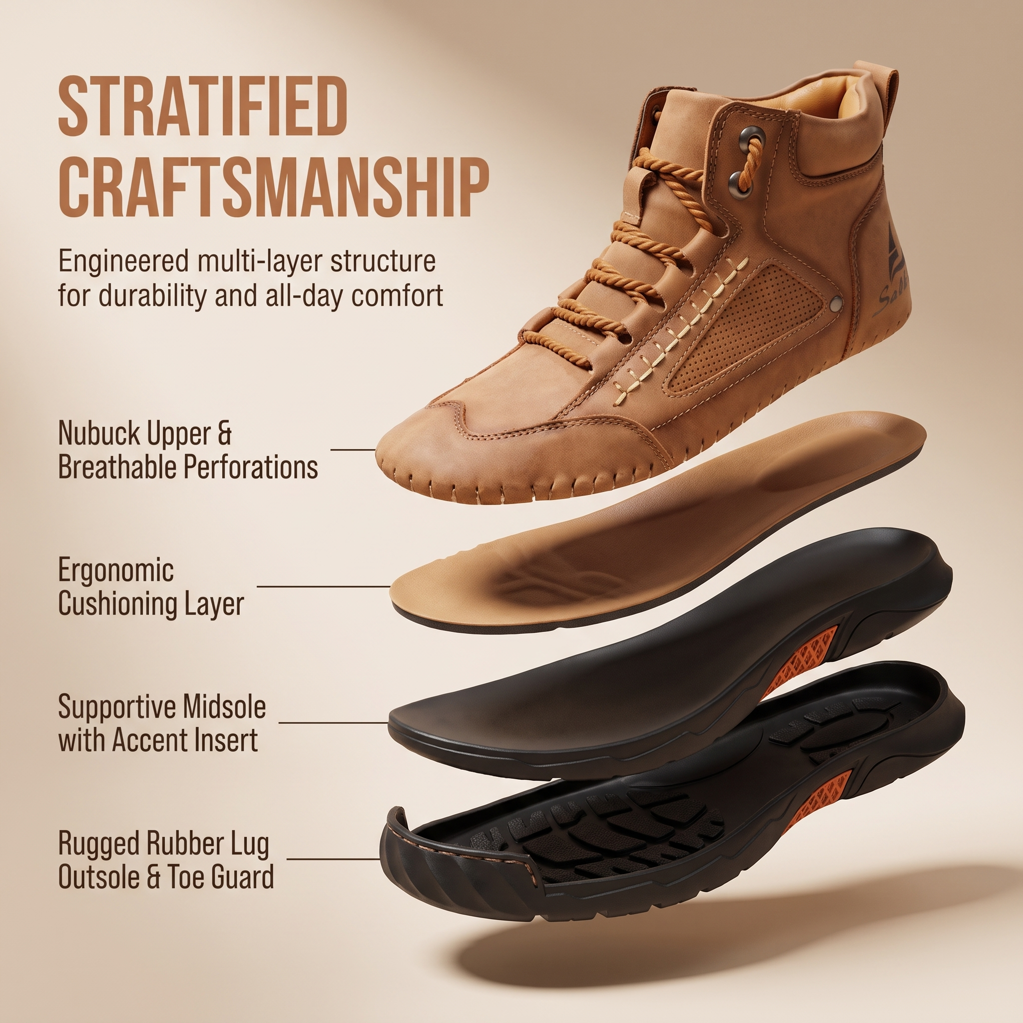 [Copy]Treadvale®Men's Handmade Cowhide Orthopedic Boots