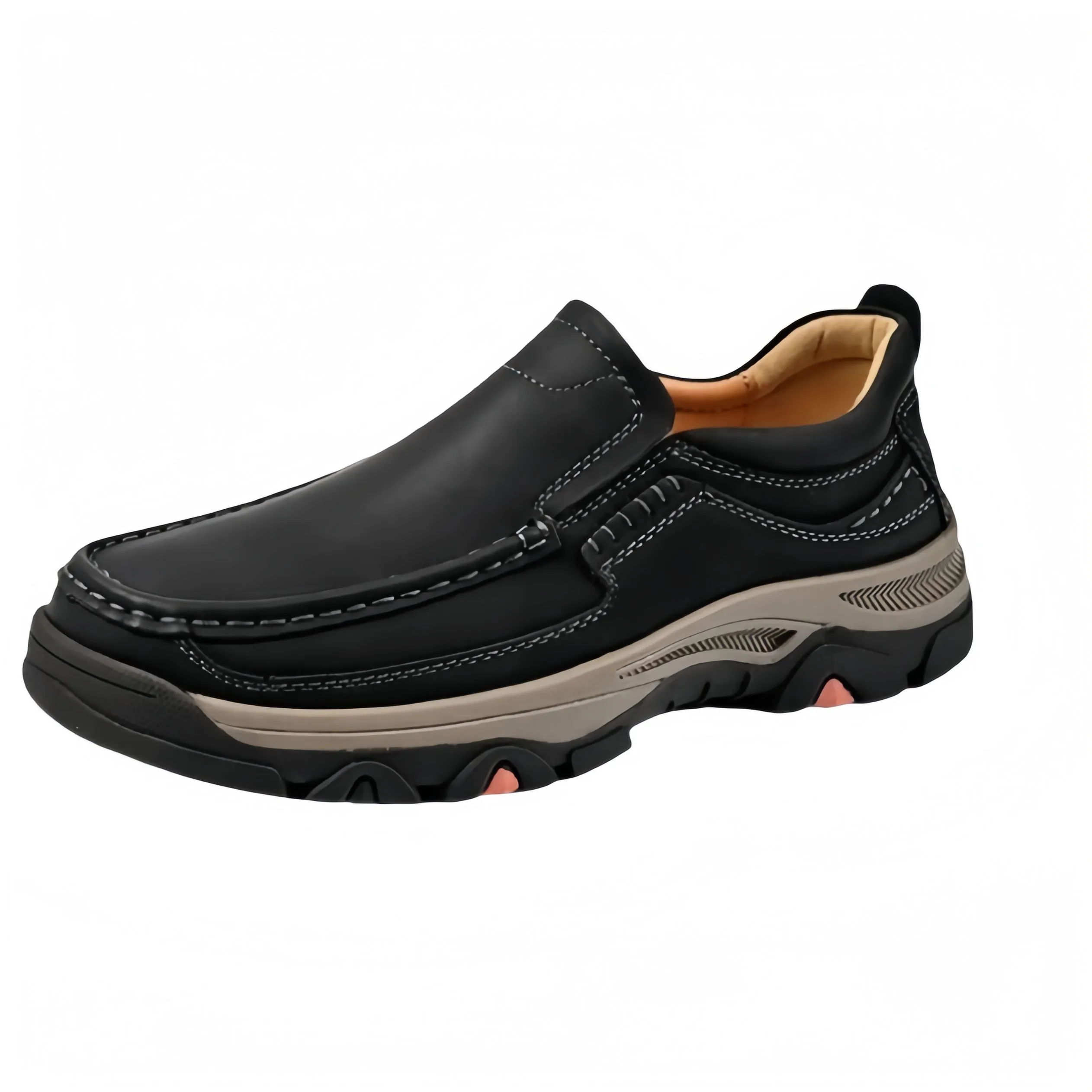 Treadvale®Men's Handmade Genuine Leather Orthopedic Walking Shoes