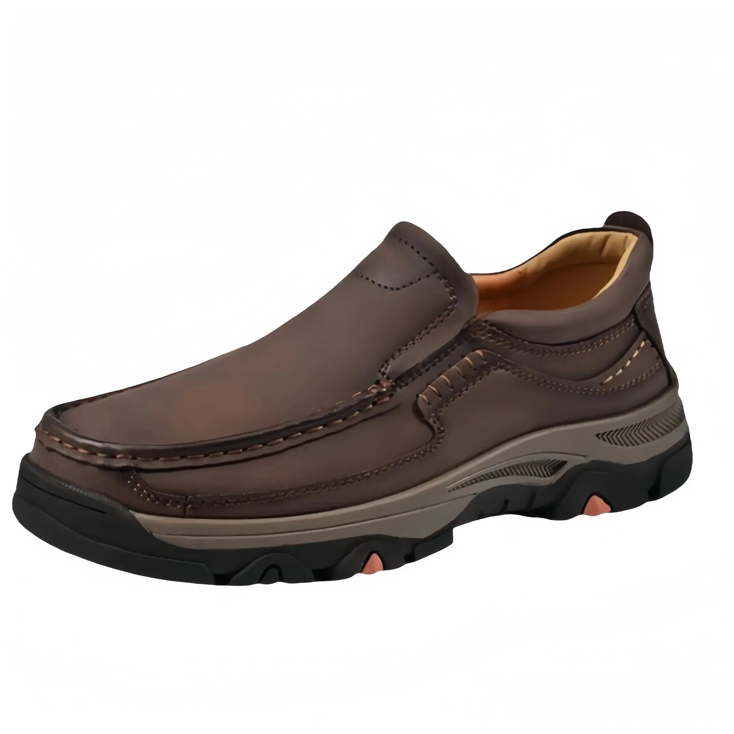 Treadvale®Men's Handmade Genuine Leather Orthopedic Walking Shoes