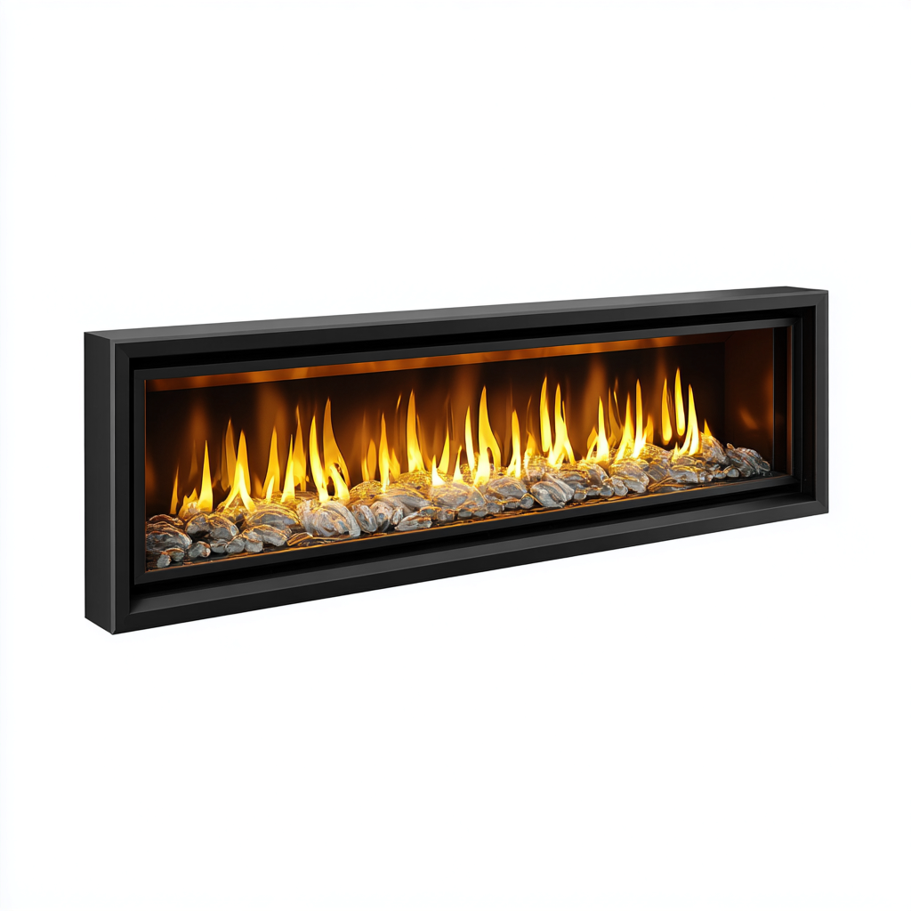 Cheminée Électrique Murale 120X15X45 Cm - Noir - Effet Flamme - Style Moderne-Sovoraiodecor