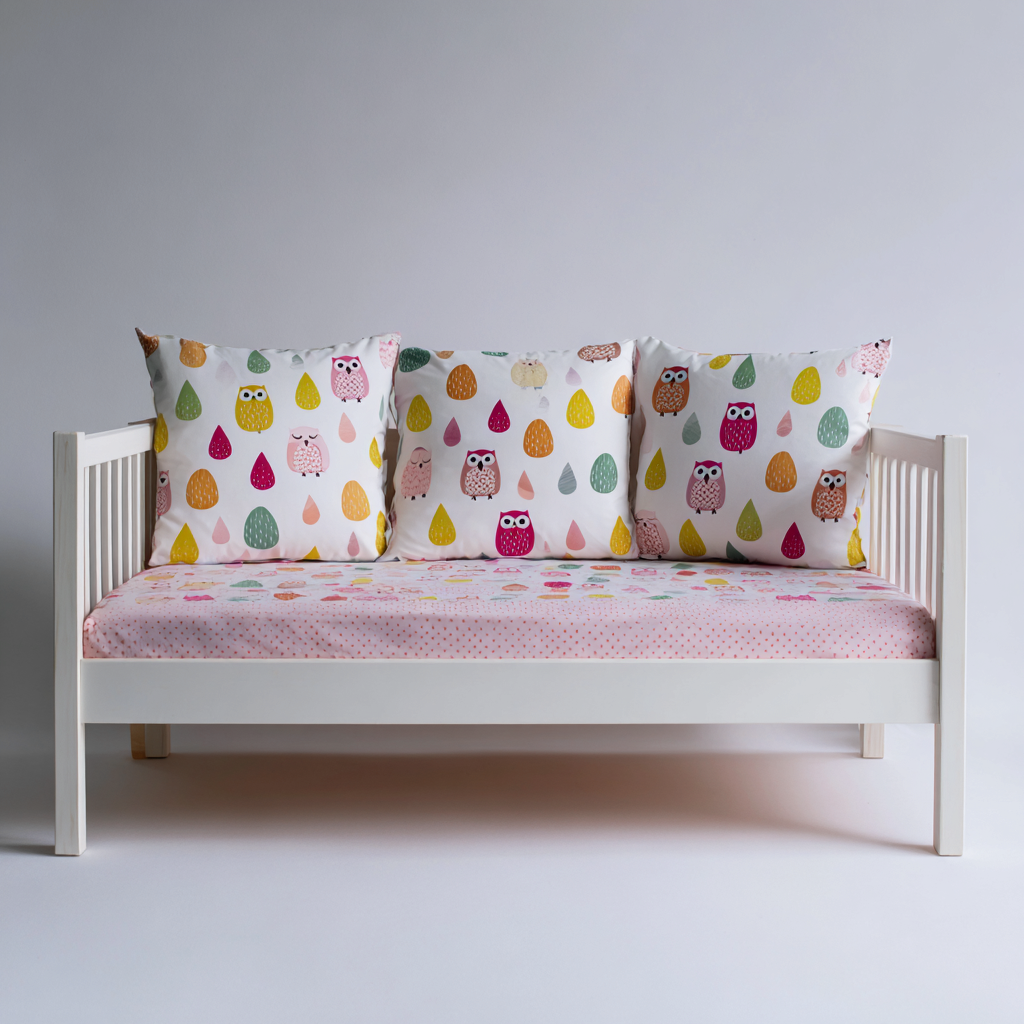 Lit Enfant En Bois 90X200X65 Cm - Blanc - Avec Barrières Latérales - Design Ludique-Sovoraiodecor