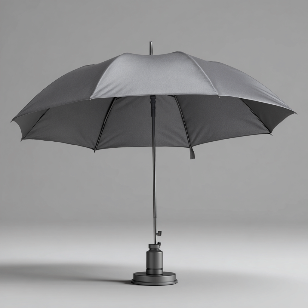 Parasol De Jardin Droit En Tissu 300X300X245 Cm - Gris - Protection Solaire Pour Extérieur-Sovoraiodecor