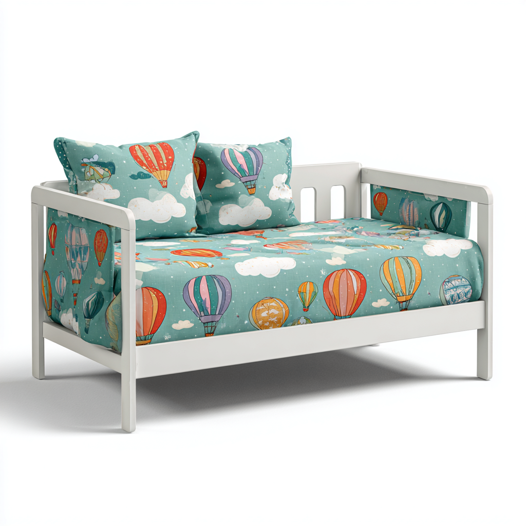 Lit Enfant En Bois 160X80X65 Cm - Blanc - Avec Barrières De Sécurité - Design Ludique Pour Chambre D'Enfant-Sovoraiodecor