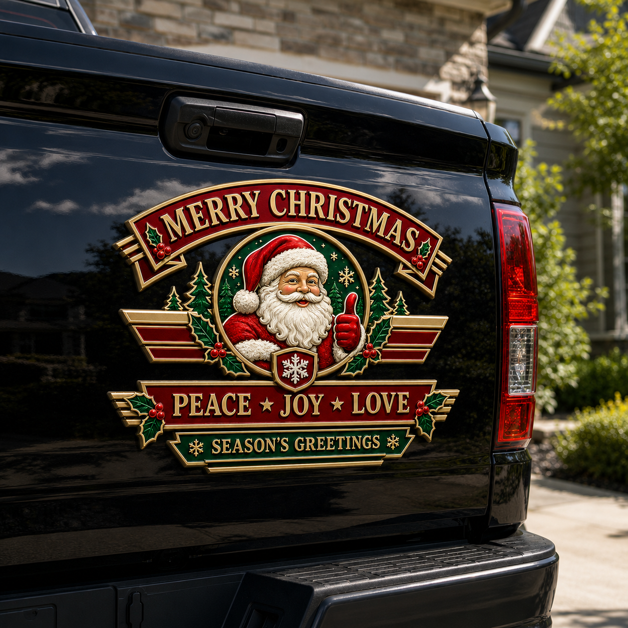 🎄 Christmas Vintage Metal Car Emblem