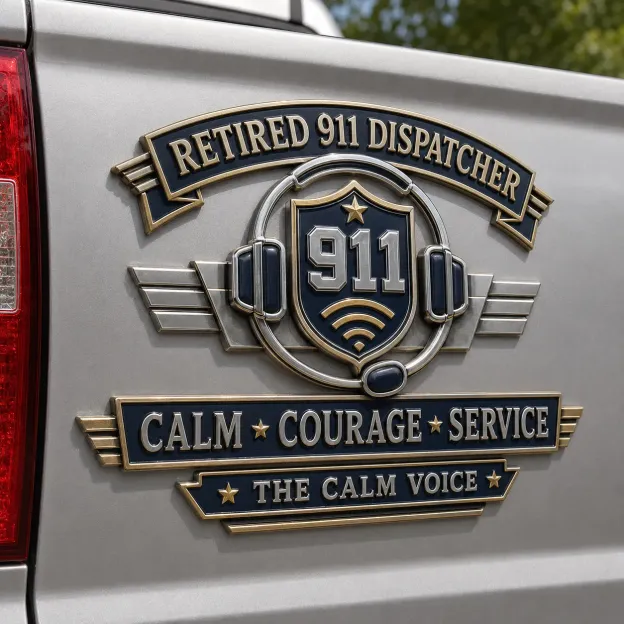 Last Day Promo: 49% OFF - Retired Profession Tribute Metal Car Emblem Collection