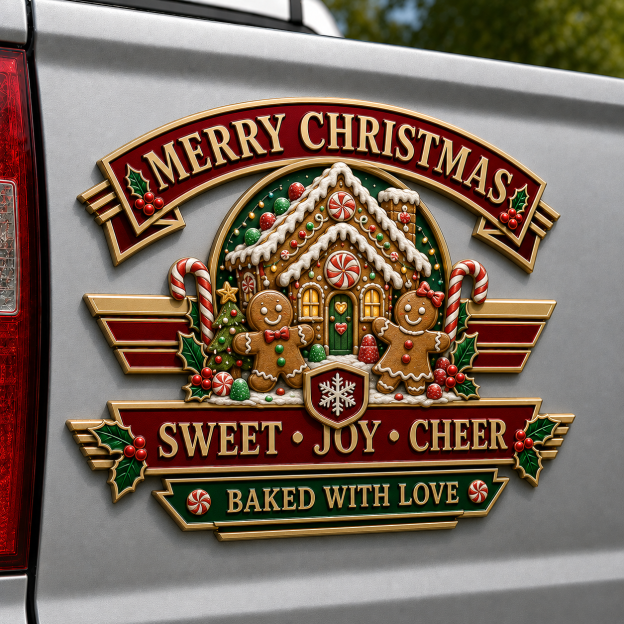 🎄 Christmas Vintage Metal Car Emblem