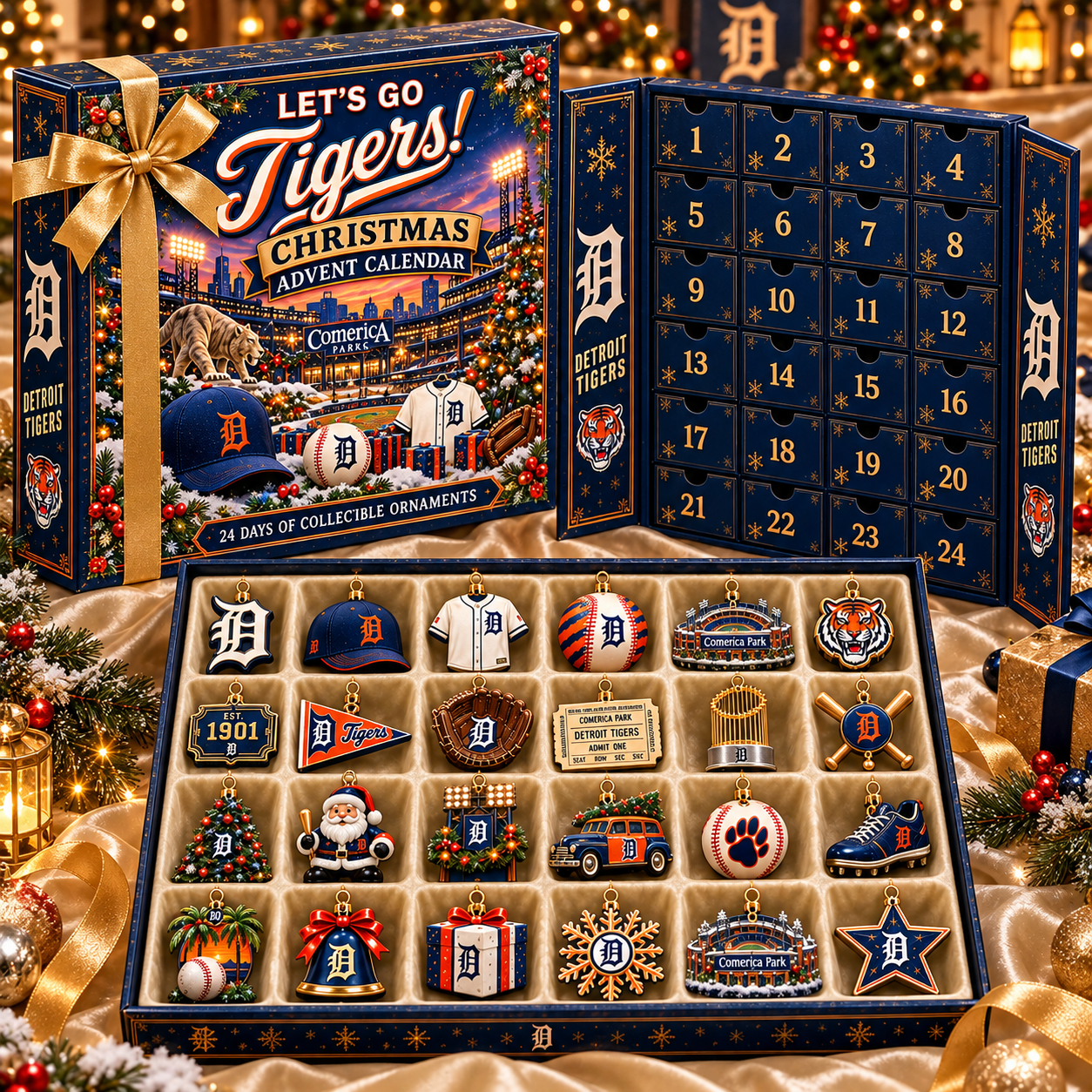 Baseball-themed advent calendar as a Christmas gift for fans