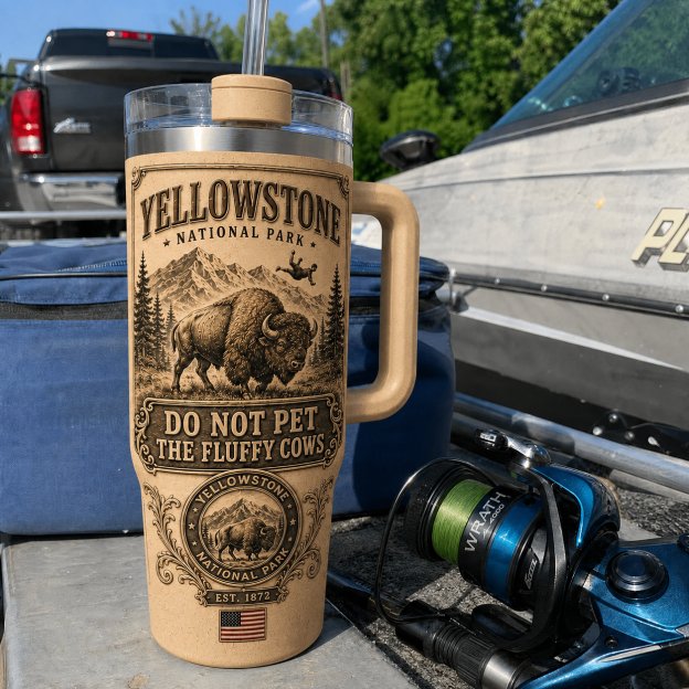 Last Day Promo: 49% OFF- Yellowstone Bison Encounter Tumbler