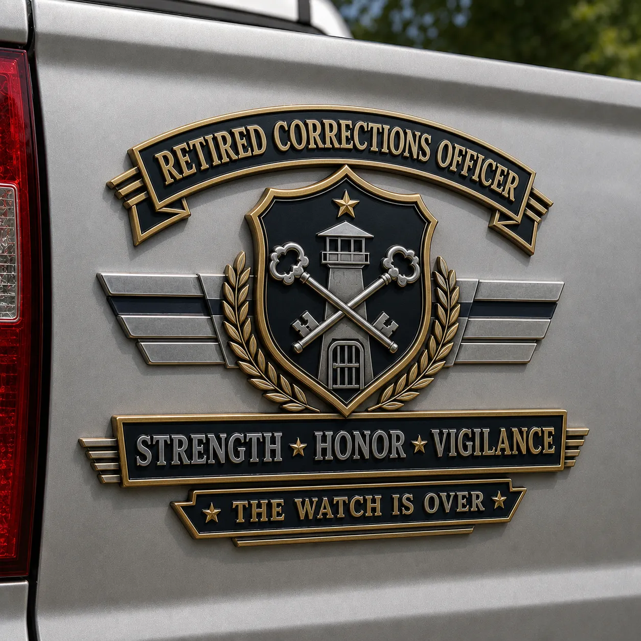 Last Day Promo: 49% OFF - Retired Profession Tribute Metal Car Emblem Collection