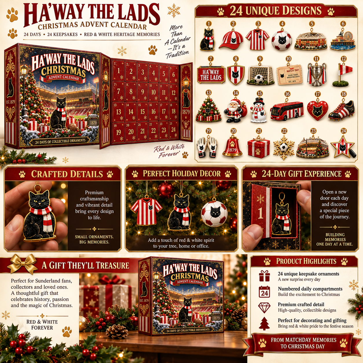 ⚽🎄 Ha’way the Lads! 24-Day Football Advent Calendar options
