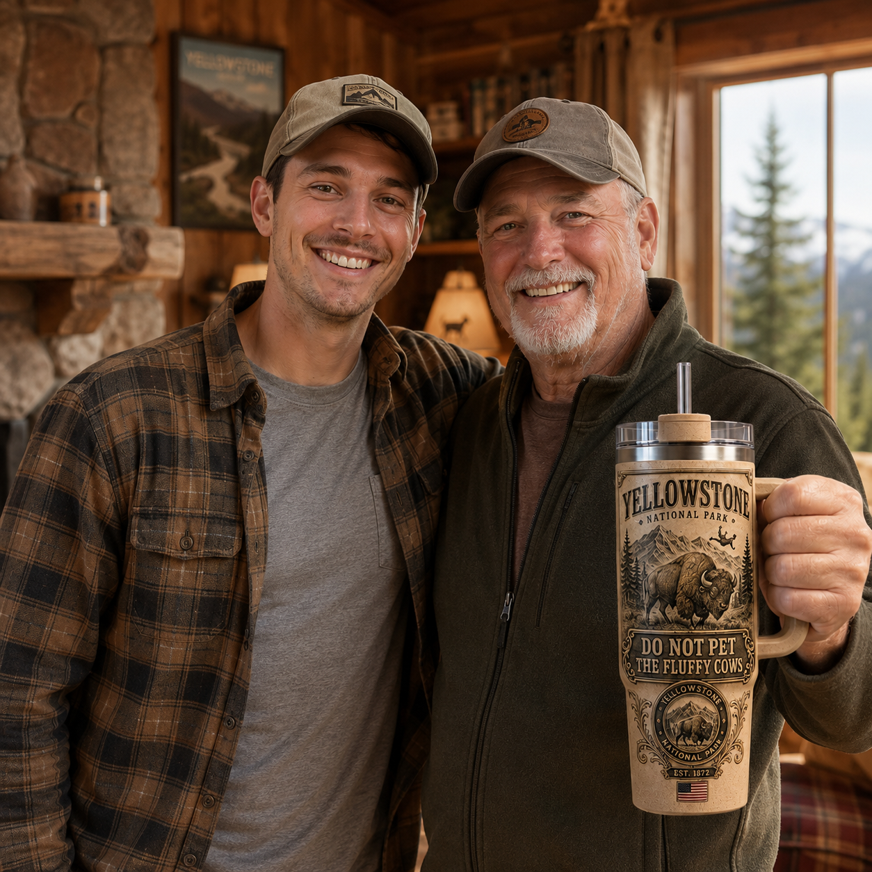 Last Day Promo: 49% OFF- Yellowstone Bison Encounter Tumbler