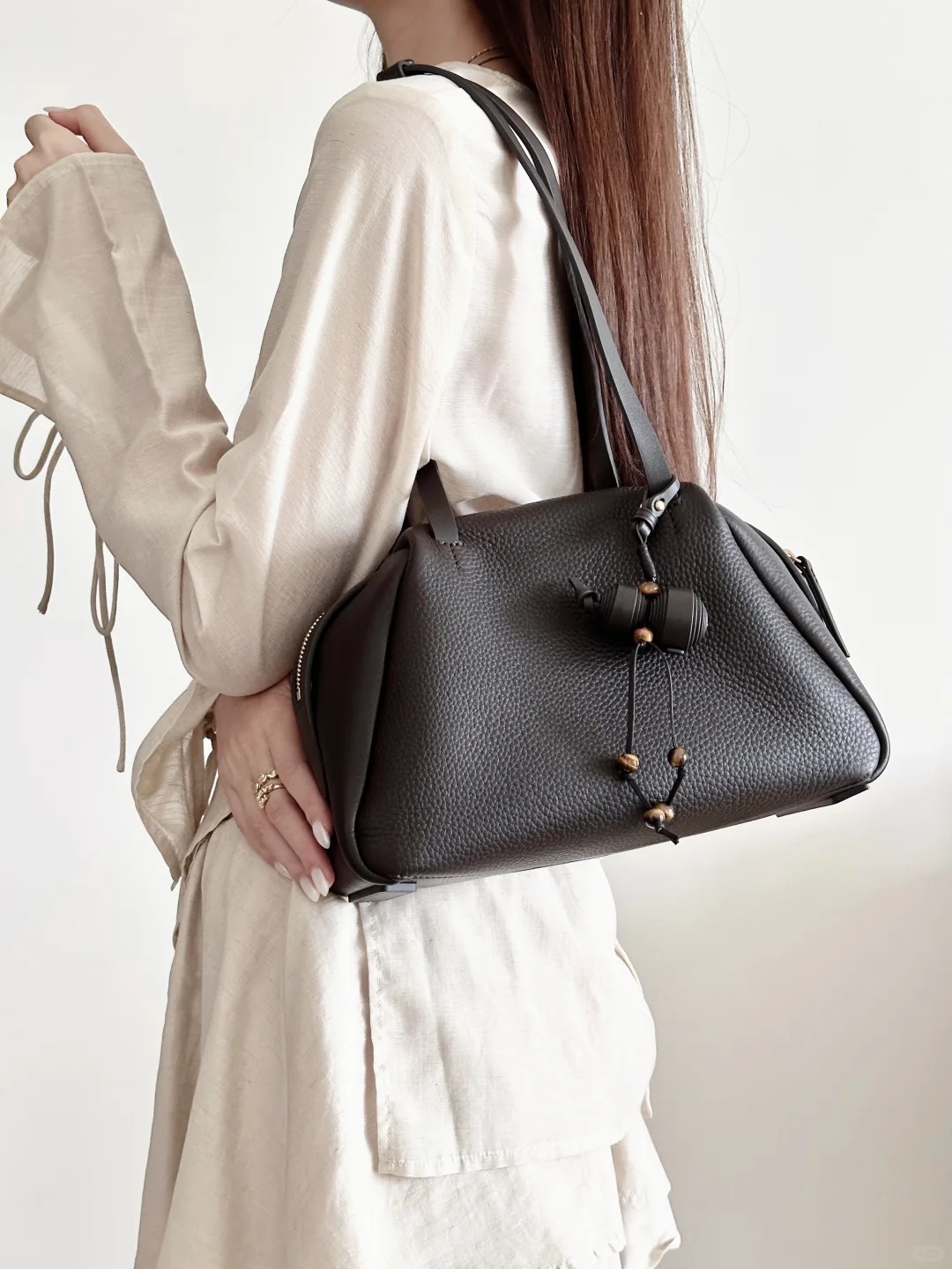 Black Boston Shoulder Bag