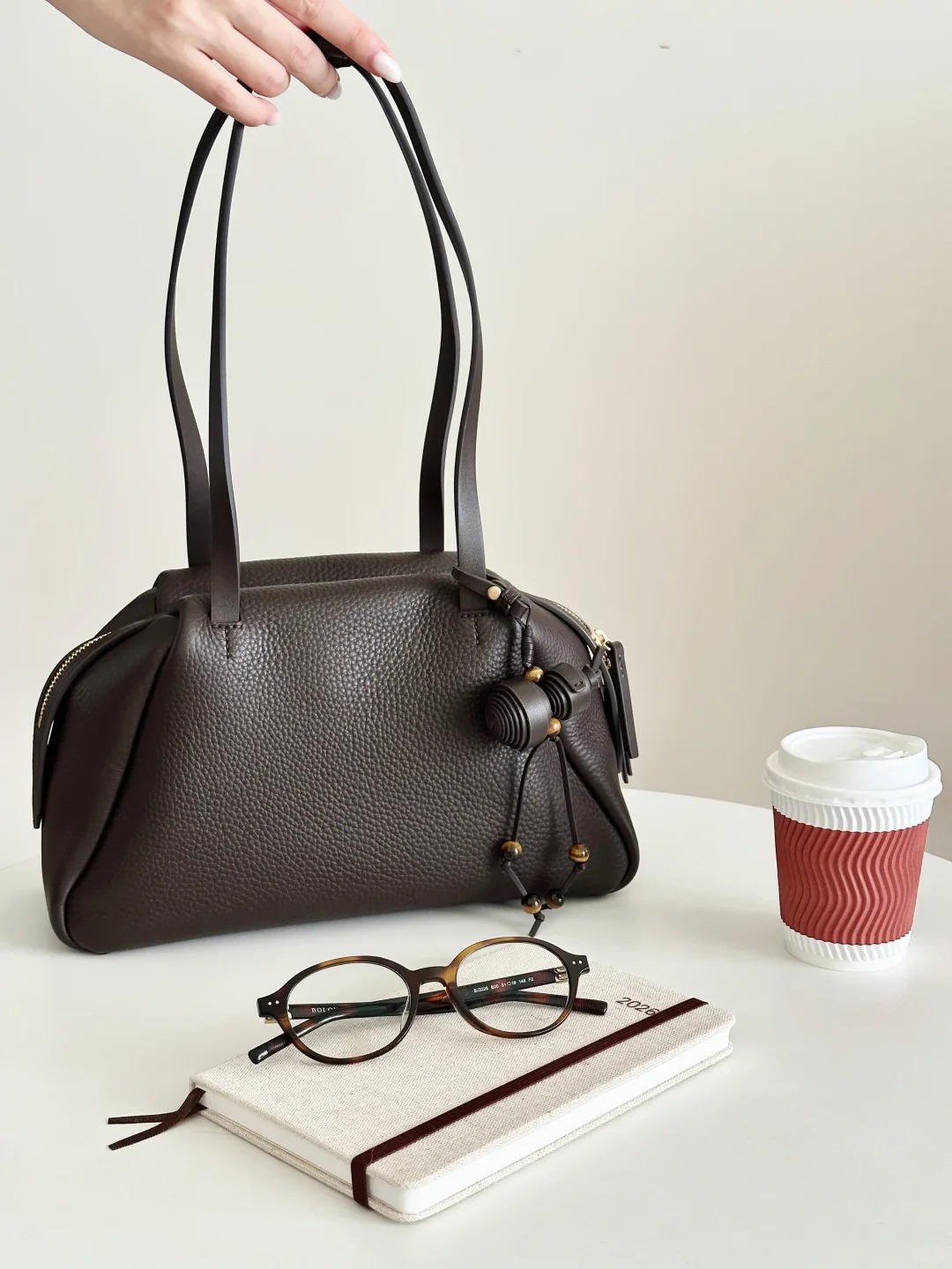 Black Boston Shoulder Bag