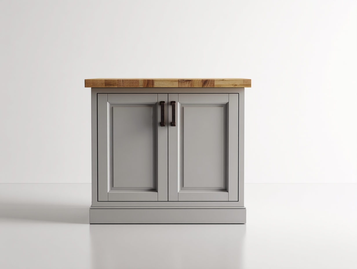 Aparadores de madera 90x40x85 cm - gris claro y roble natural - estilo moderno con 2 puertas-Mimihahome