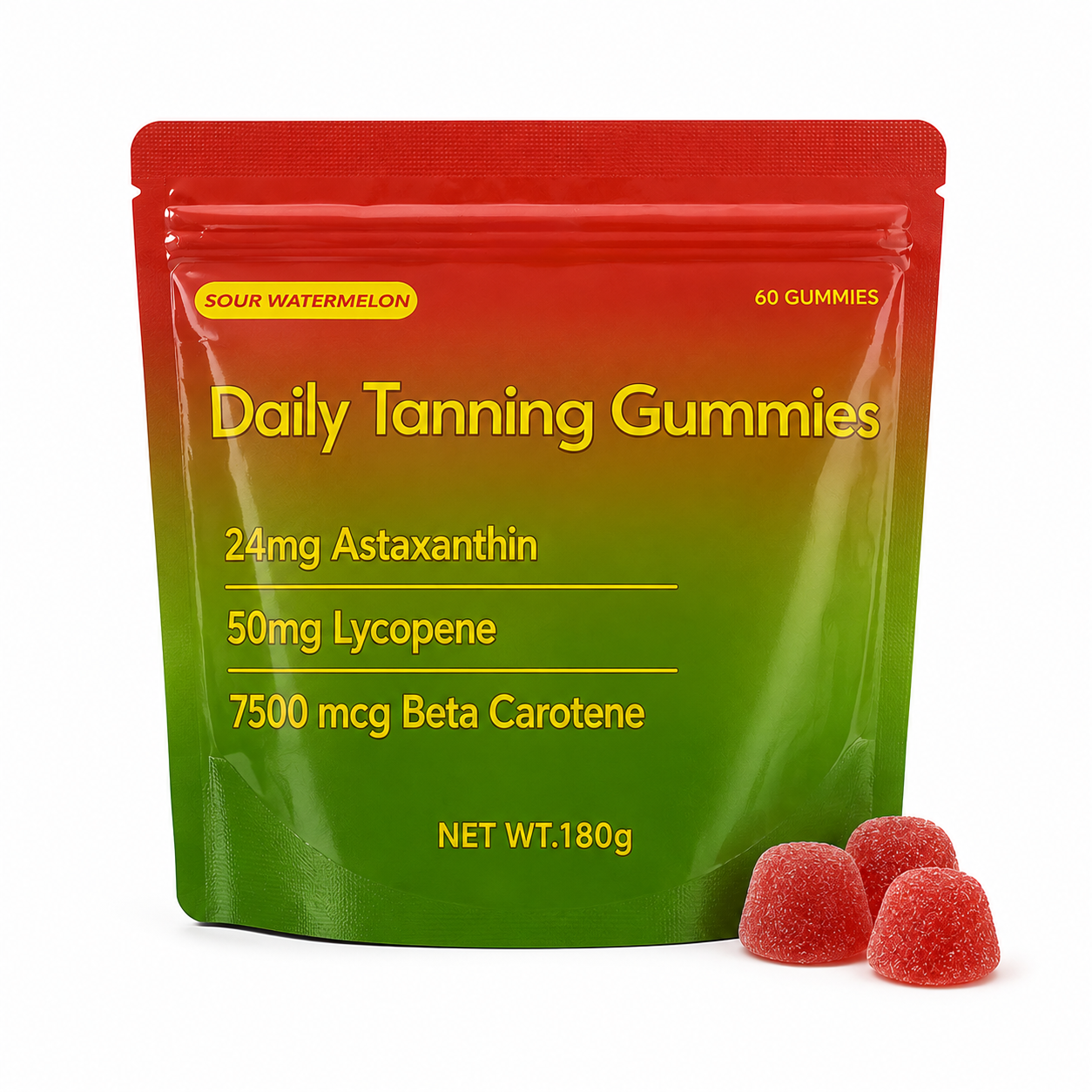 2Seven Natural Tanning Gummies | Glow & Skin Radiance Support