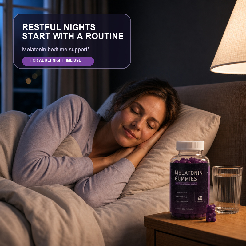 Melatonin Gummies | Relaxation & Sleep-Wake Cycle Support
