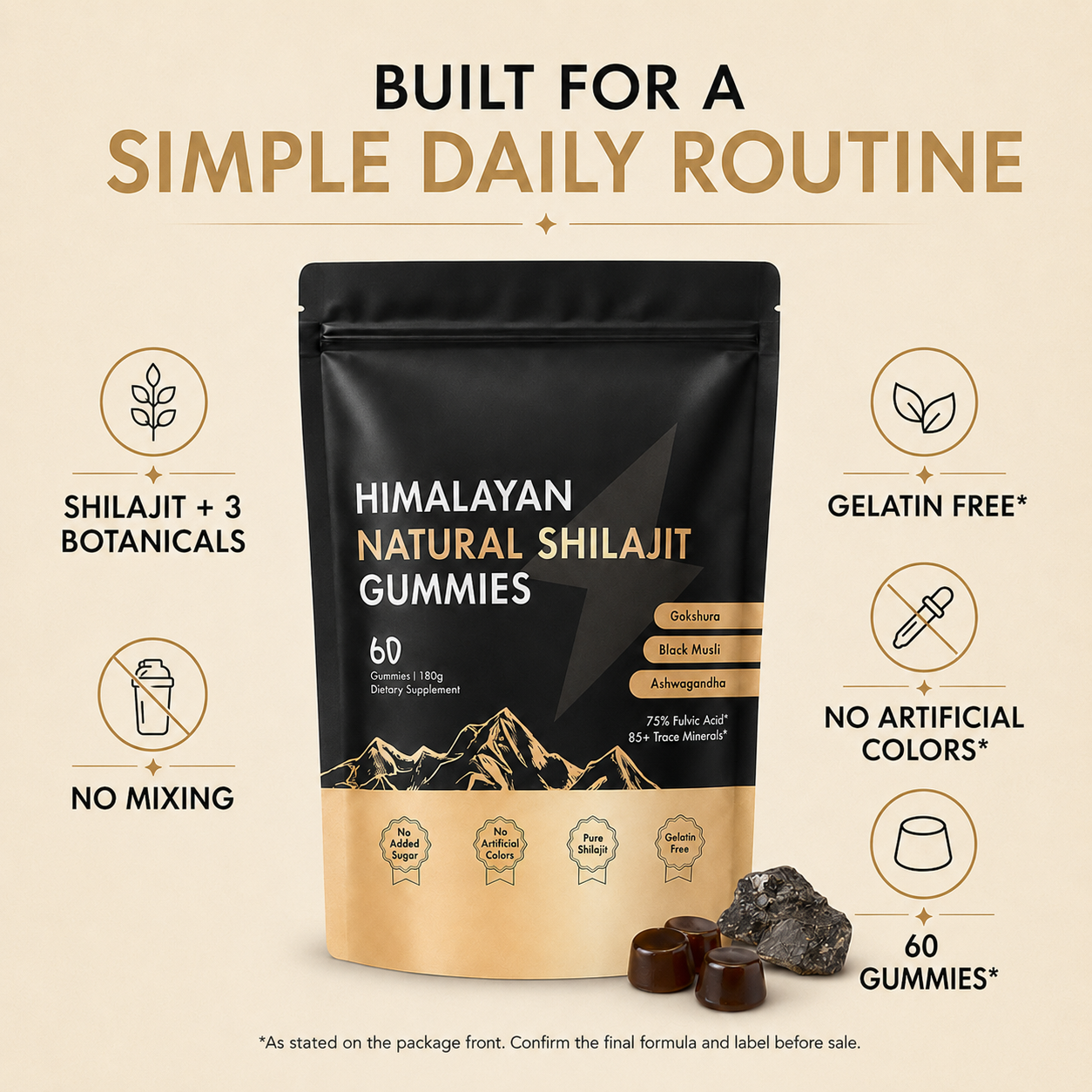 2Seven Shilajit Gummies | Himalayan Energy Support