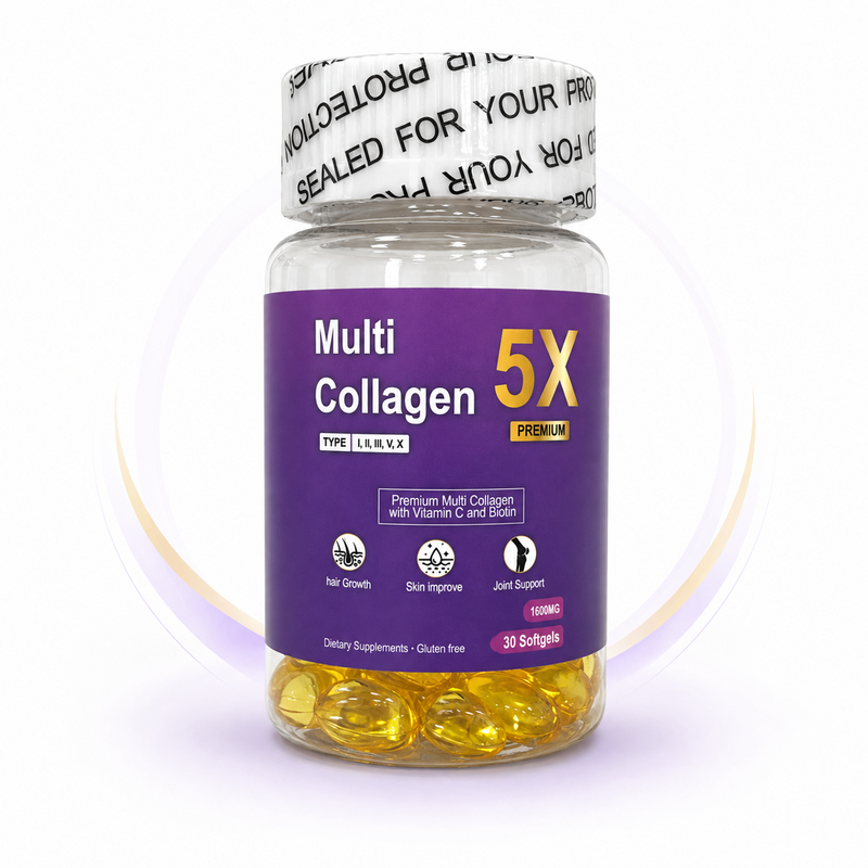 DUO SEVEN Multi Collagen 5X | Skin, Hair, Nail & Joint Support
