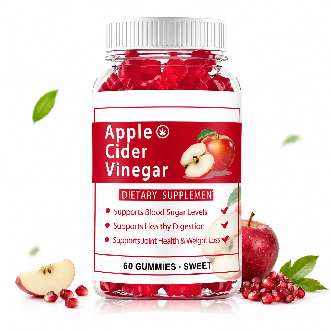 DUO SEVEN Apple Cider Vinegar Gummies | Energy Metabolism Support