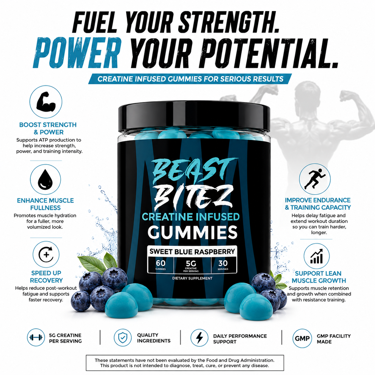 2Seven Creatine Gummies | Muscle & Performance Support