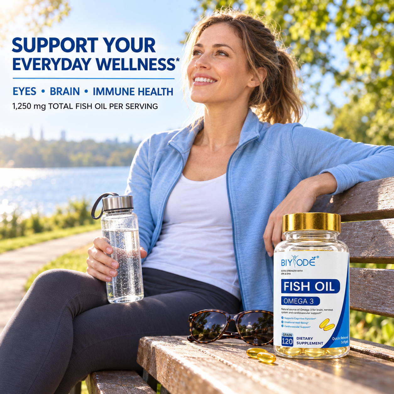 DUO SEVEN Omega-3 Fish Oil Softgels | EPA & DHA Daily Wellness Support