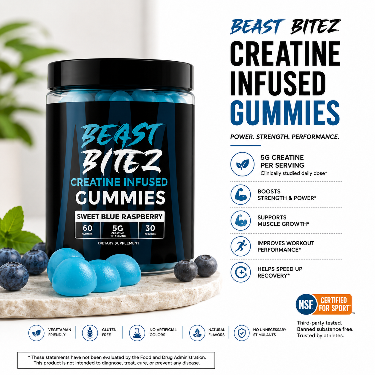 2Seven Creatine Gummies | Muscle & Performance Support