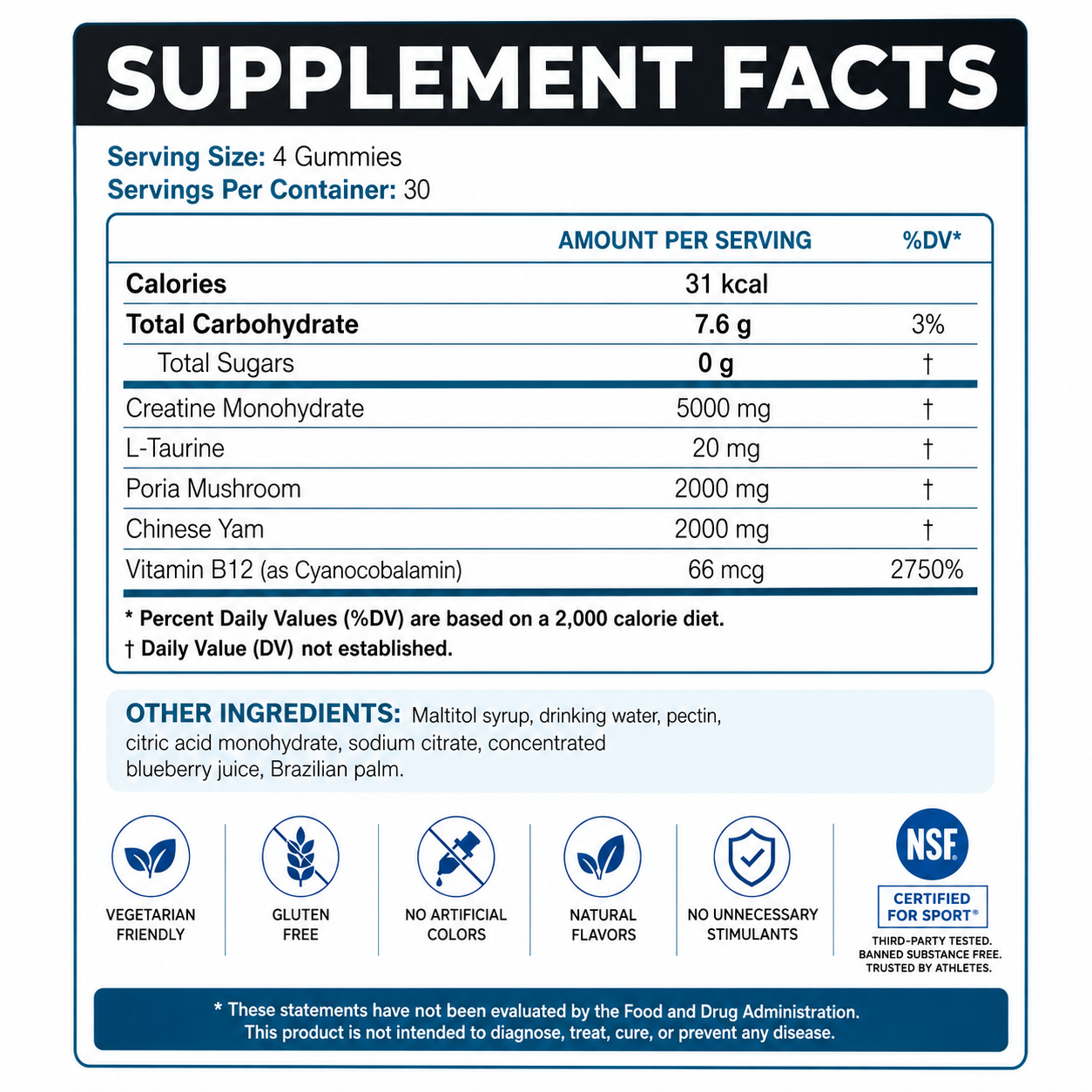 2Seven Creatine Gummies | Muscle & Performance Support