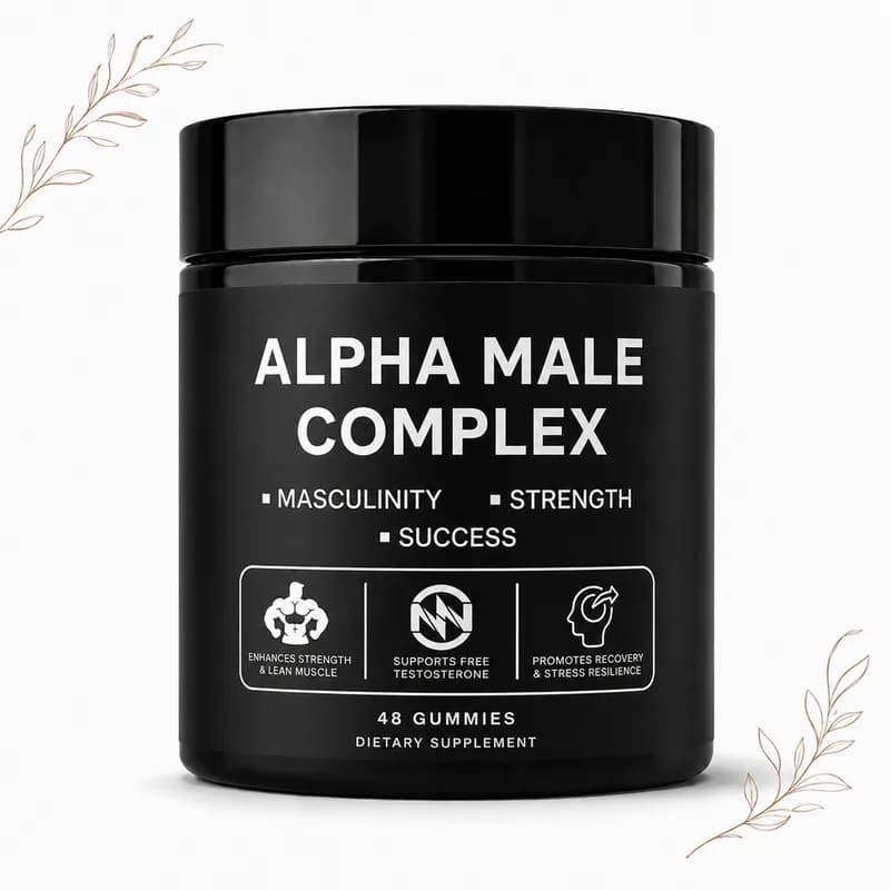 DUO SEVEN Alpha Male Complex Gummies | Men’s Vitality, Energy & Performance Support