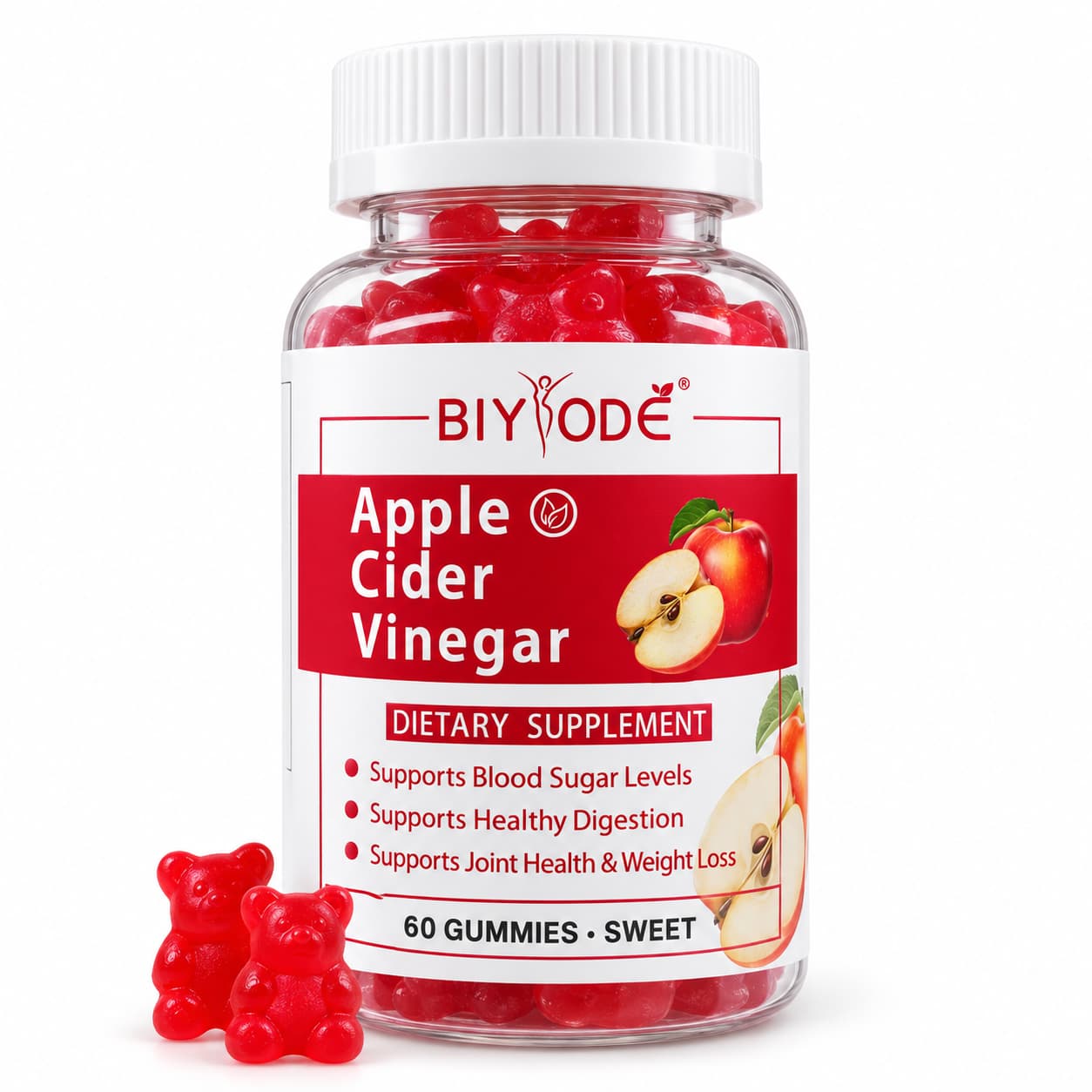 DUO SEVEN Apple Cider Vinegar Gummies | Weight Management, Gut Health & Digestive Support