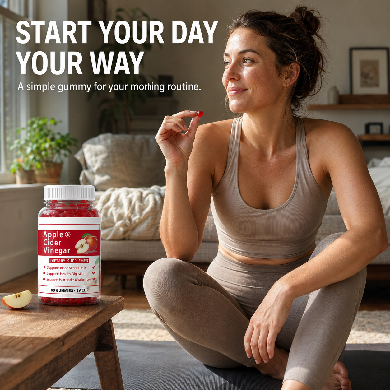 DUO SEVEN Apple Cider Vinegar Gummies | Energy Metabolism Support
