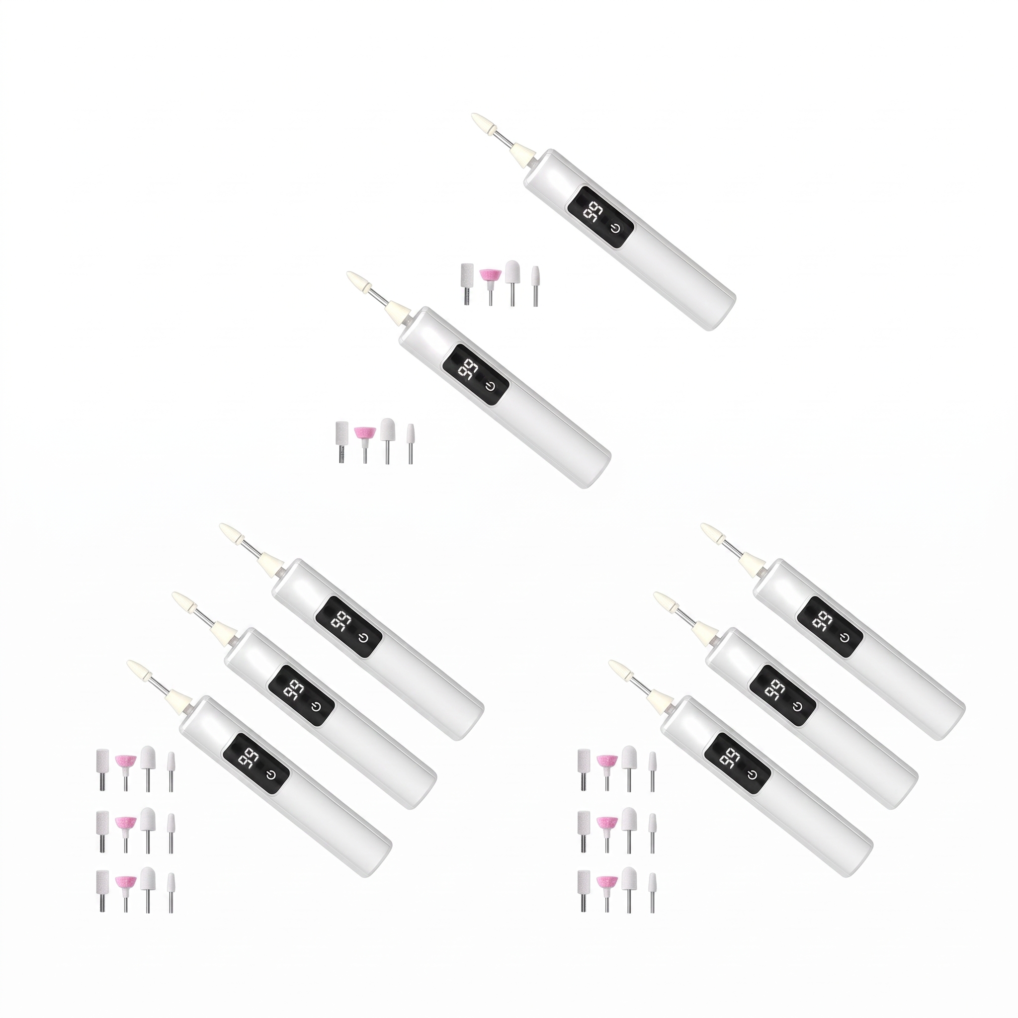 Electric Nail Grinder with LED Light