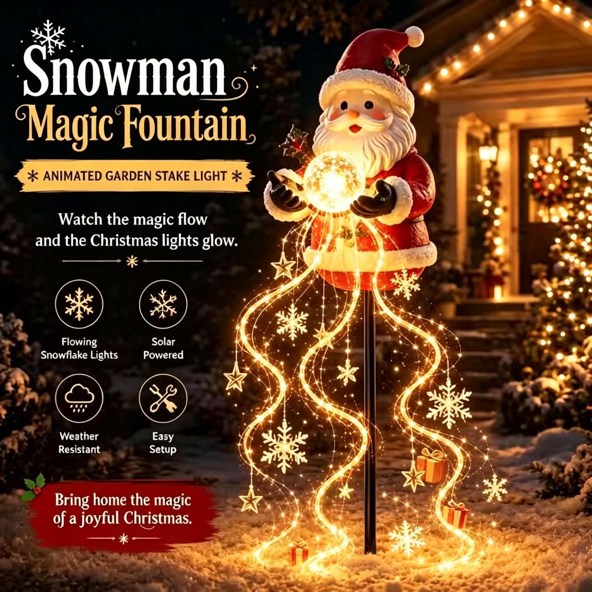 🎃👻Halloween &🧑‍🎄 Christmas "Soul Reaper" Animated Lantern
