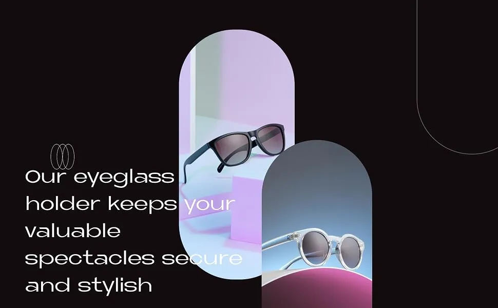 Readerest Magnetic Glasses Holder (3 Pack), Magnet Clip for Readers, Sunglasses & Work Badges for Men & Women, USA Made
