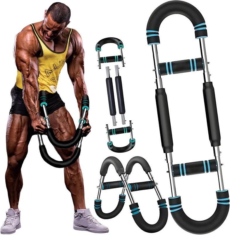 📢📢50% de réduction ! Barre lestée réglable 60–110 lb – Entraîneur de bras & pectoraux portable pour fitness à domicile ! ✨🔥