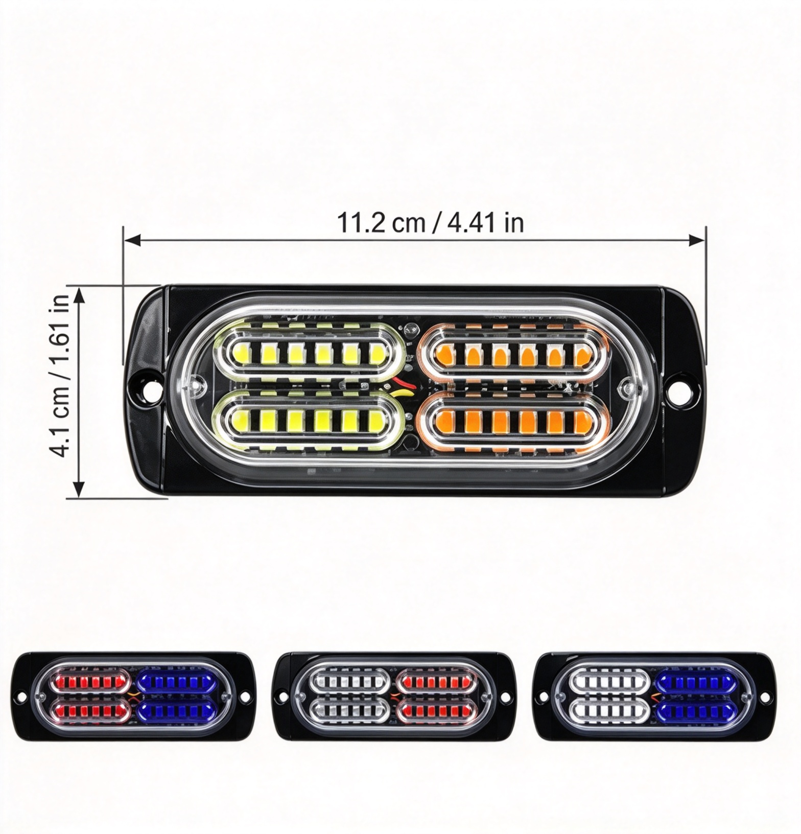 Ultra Thin LED Truck Strobe Warning Lights