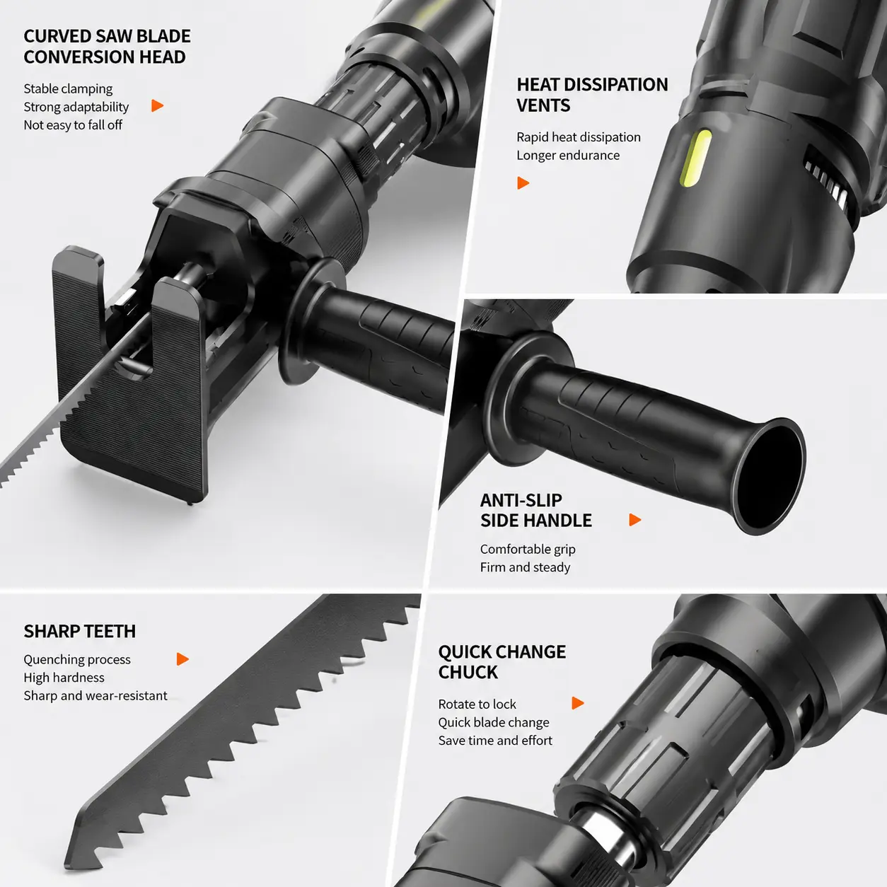 Reciprocating Saw Attachment for Drill